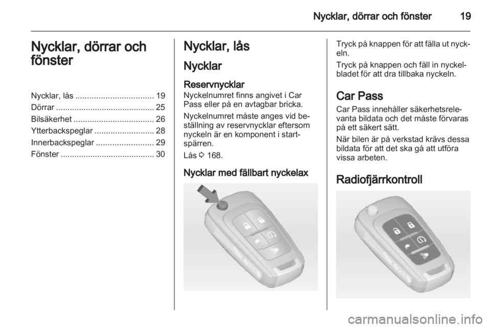 OPEL AMPERA 2012.5  Instruktionsbok 