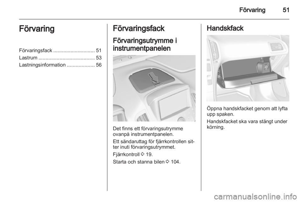 OPEL AMPERA 2012.5  Instruktionsbok 
