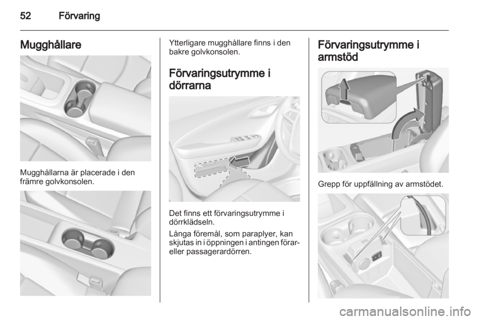 OPEL AMPERA 2012.5  Instruktionsbok 