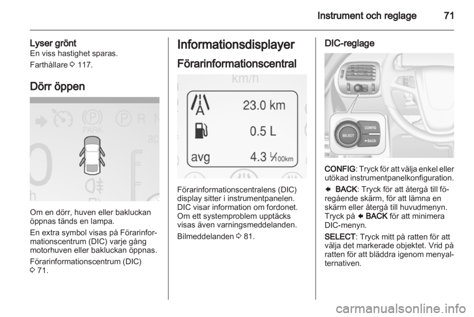 OPEL AMPERA 2012.5  Instruktionsbok 