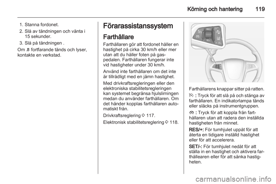 OPEL AMPERA 2013  Instruktionsbok 