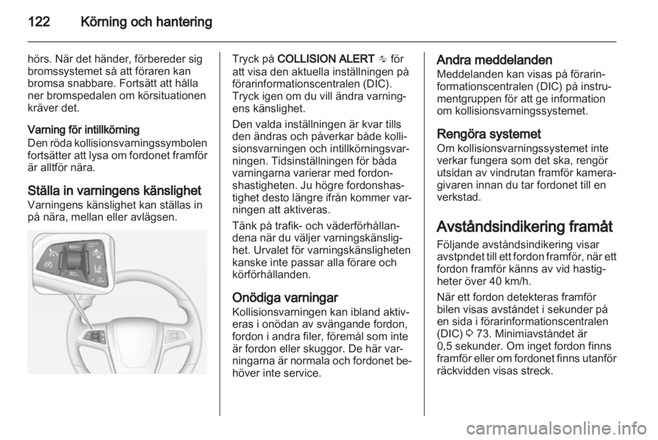 OPEL AMPERA 2013  Instruktionsbok 
