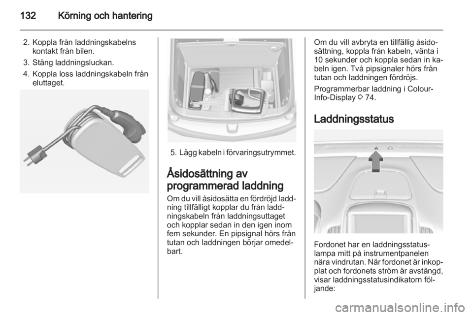 OPEL AMPERA 2013  Instruktionsbok 
