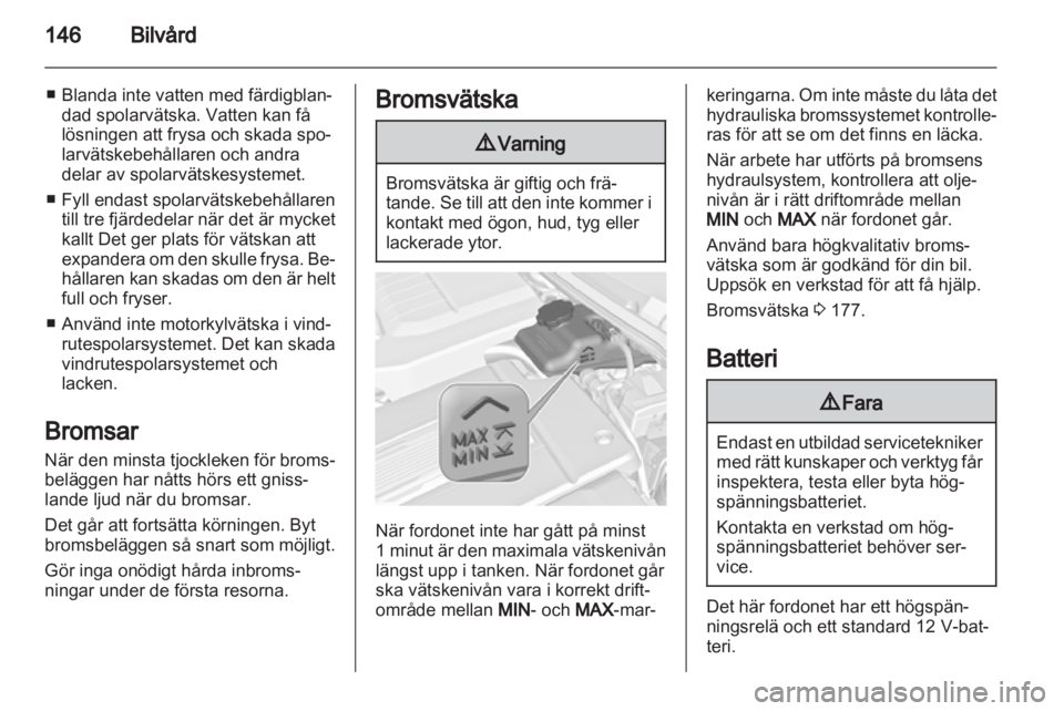 OPEL AMPERA 2013  Instruktionsbok 