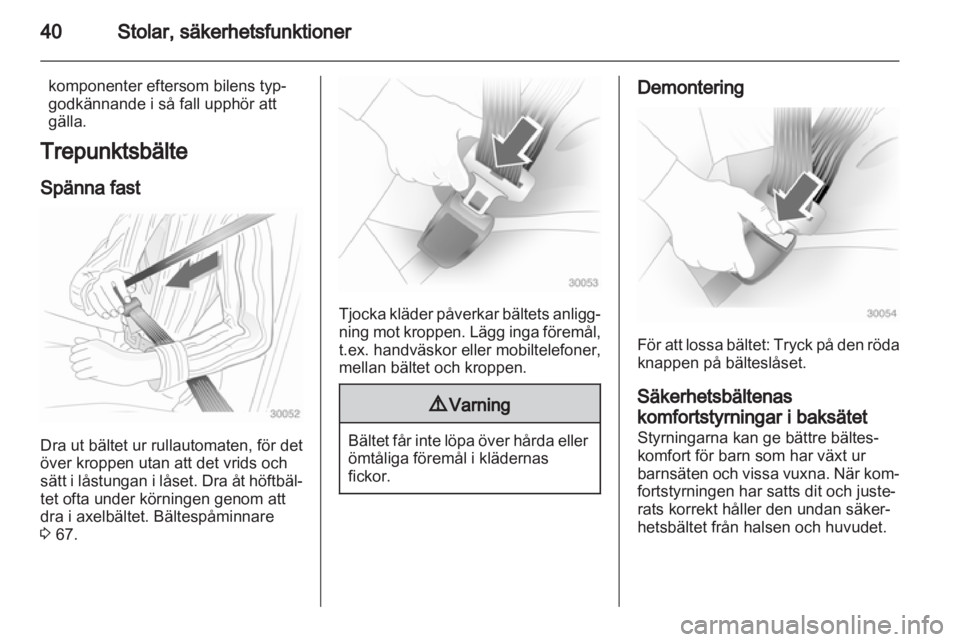 OPEL AMPERA 2013  Instruktionsbok 