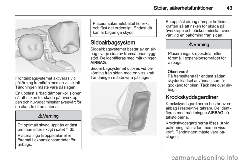 OPEL AMPERA 2013  Instruktionsbok 