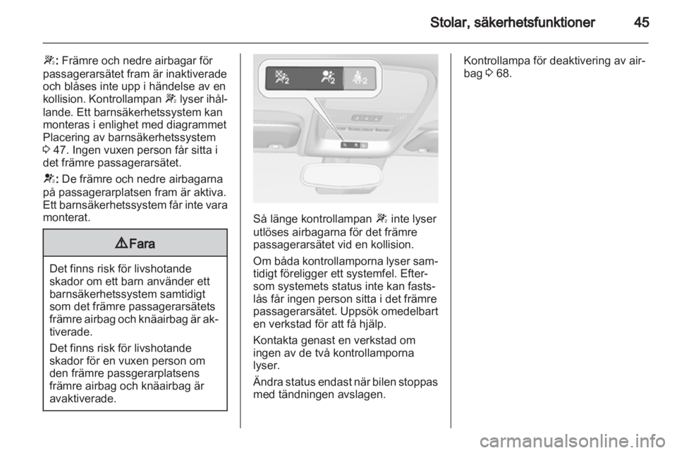 OPEL AMPERA 2013  Instruktionsbok 