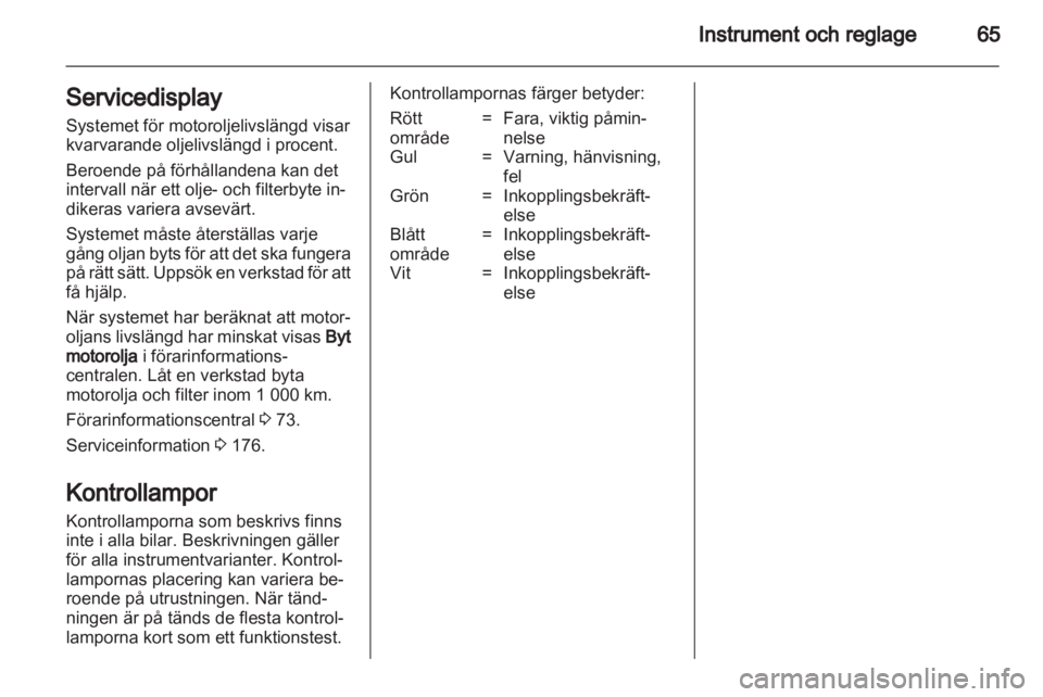 OPEL AMPERA 2013  Instruktionsbok 