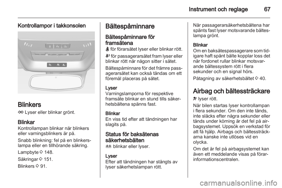 OPEL AMPERA 2013  Instruktionsbok 