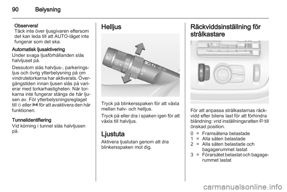 OPEL AMPERA 2013  Instruktionsbok 