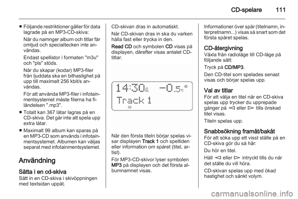 OPEL ANTARA 2012  Handbok för infotainmentsystem 