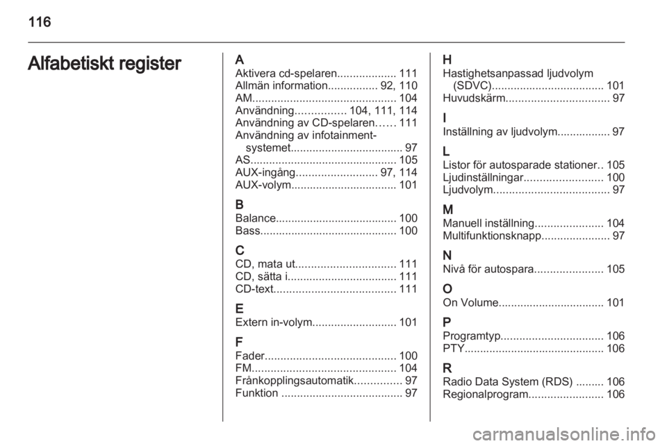 OPEL ANTARA 2012  Handbok för infotainmentsystem 