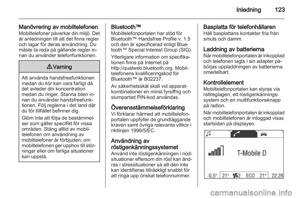OPEL ANTARA 2012  Handbok för infotainmentsystem 