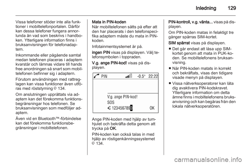 OPEL ANTARA 2012  Handbok för infotainmentsystem 