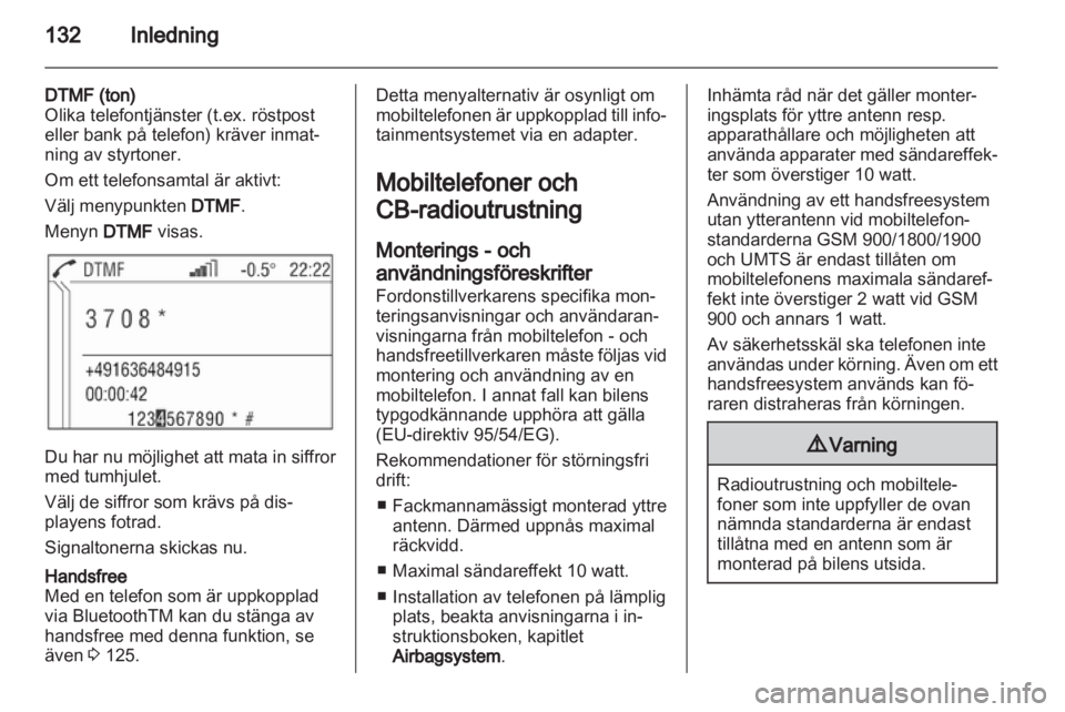 OPEL ANTARA 2012  Handbok för infotainmentsystem 