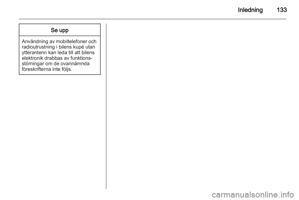 OPEL ANTARA 2012  Handbok för infotainmentsystem 
