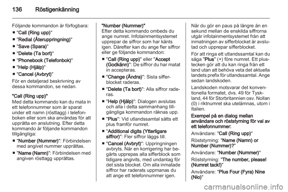 OPEL ANTARA 2012  Handbok för infotainmentsystem 