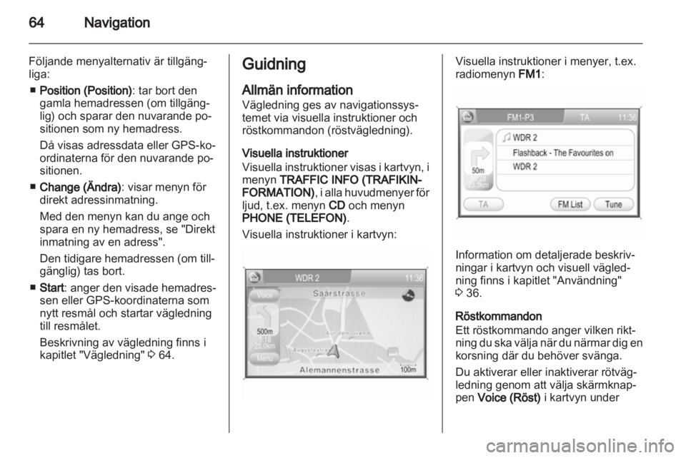 OPEL ANTARA 2012  Handbok för infotainmentsystem 