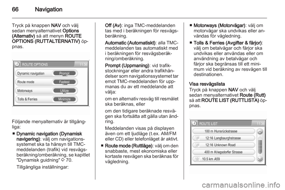 OPEL ANTARA 2012  Handbok för infotainmentsystem 