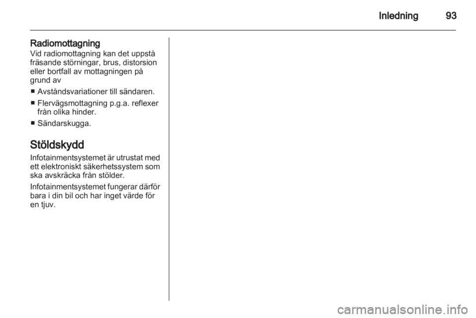 OPEL ANTARA 2012  Handbok för infotainmentsystem 
