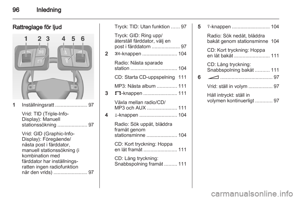 OPEL ANTARA 2012  Handbok för infotainmentsystem 