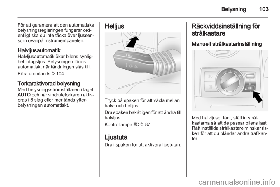 OPEL ANTARA 2012.5  Instruktionsbok 