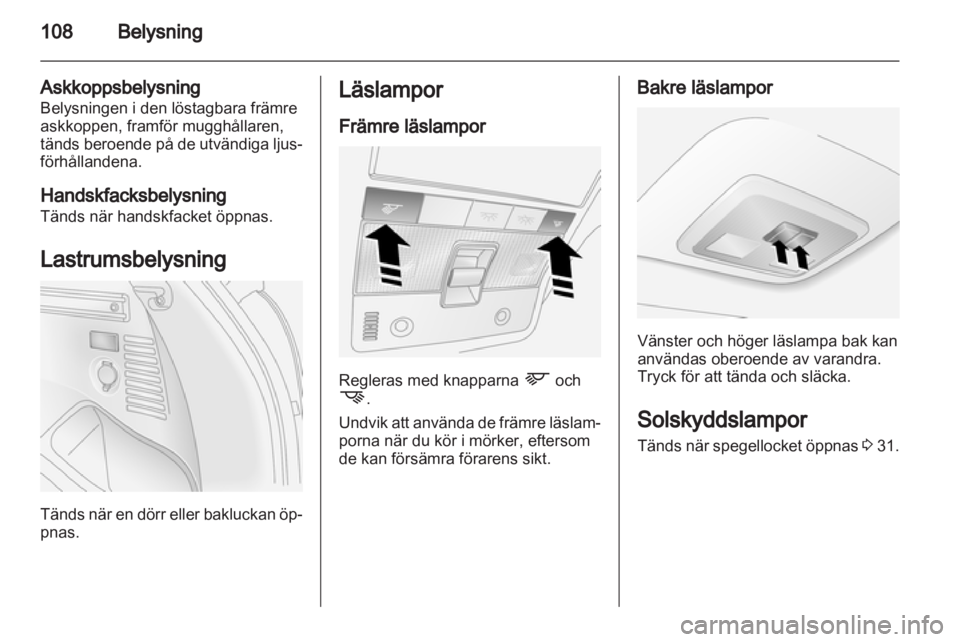 OPEL ANTARA 2012.5  Instruktionsbok 