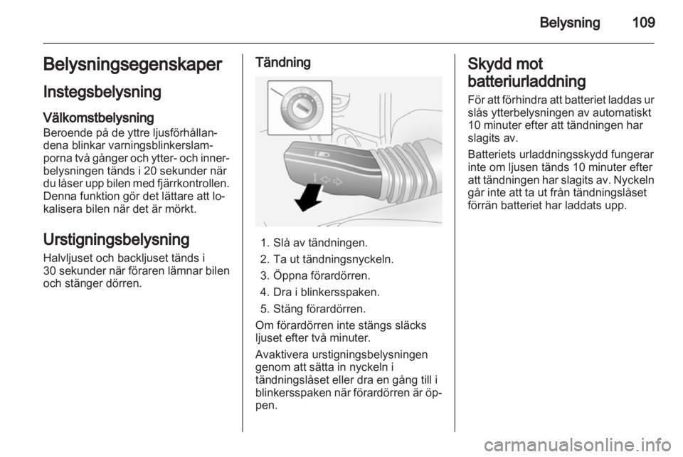 OPEL ANTARA 2012.5  Instruktionsbok 