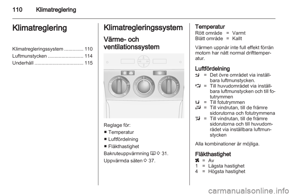 OPEL ANTARA 2012.5  Instruktionsbok 