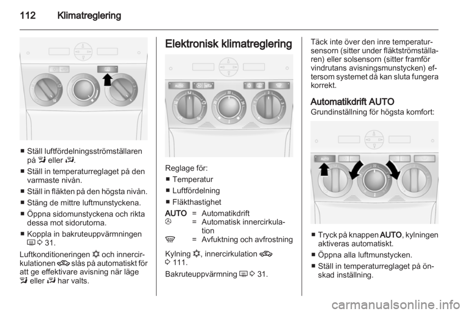 OPEL ANTARA 2012.5  Instruktionsbok 