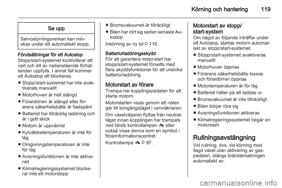 OPEL ANTARA 2012.5  Instruktionsbok 