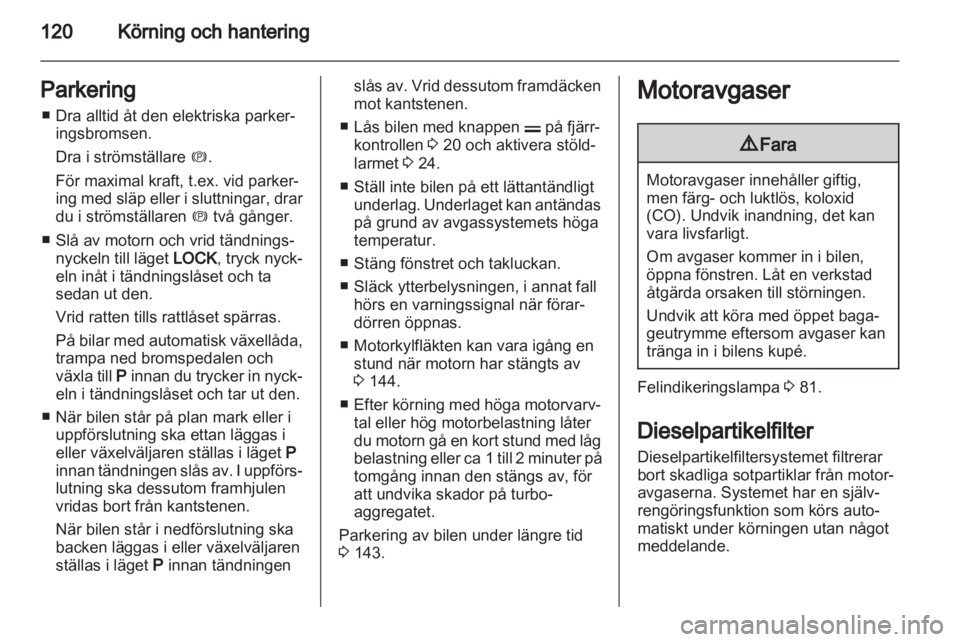 OPEL ANTARA 2012.5  Instruktionsbok 