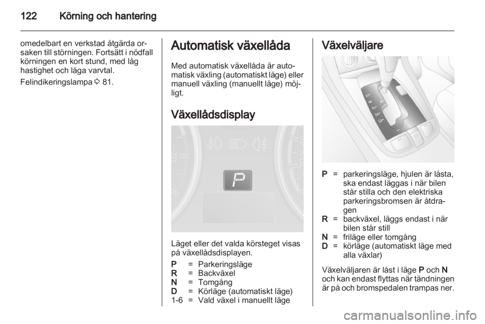 OPEL ANTARA 2012.5  Instruktionsbok 