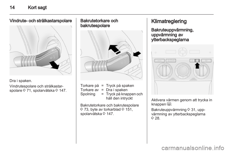 OPEL ANTARA 2012.5  Instruktionsbok 