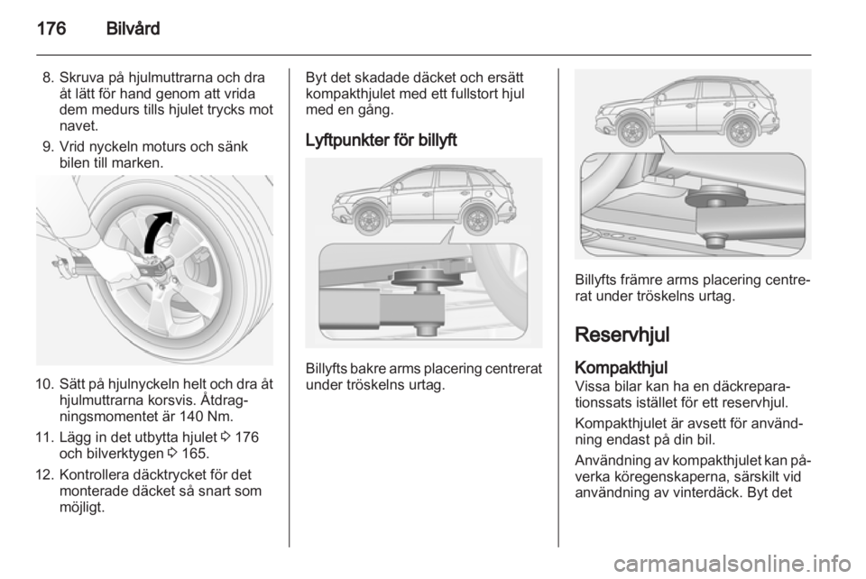 OPEL ANTARA 2012.5  Instruktionsbok 