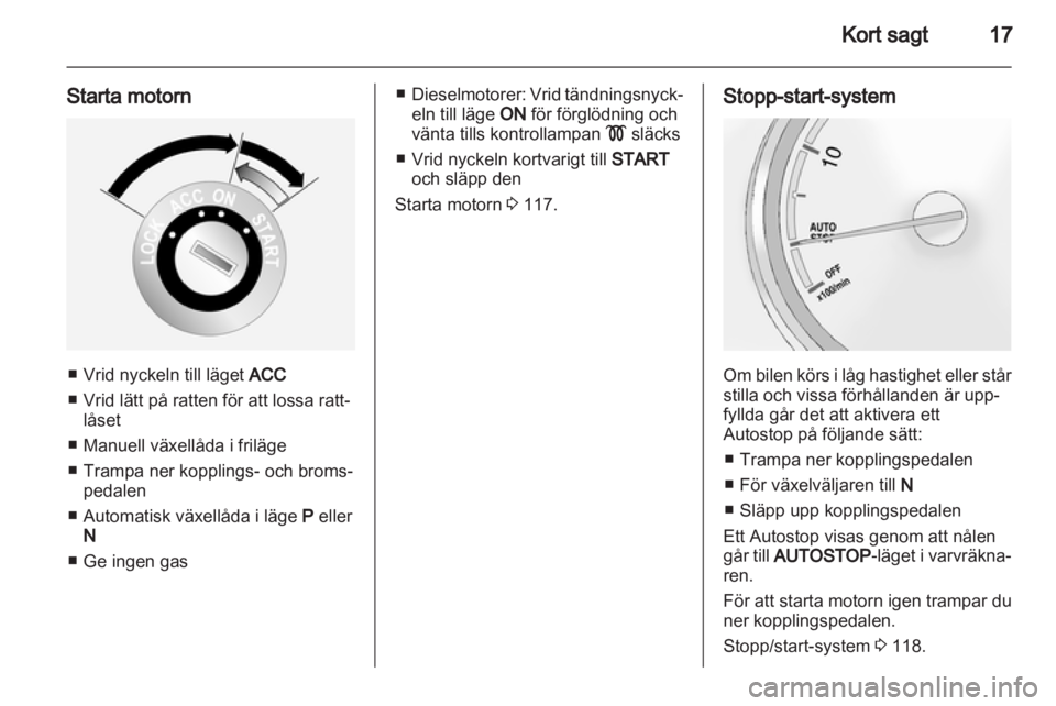 OPEL ANTARA 2012.5  Instruktionsbok 