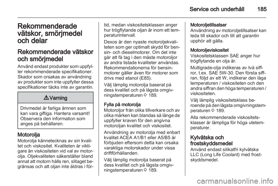 OPEL ANTARA 2012.5  Instruktionsbok 
