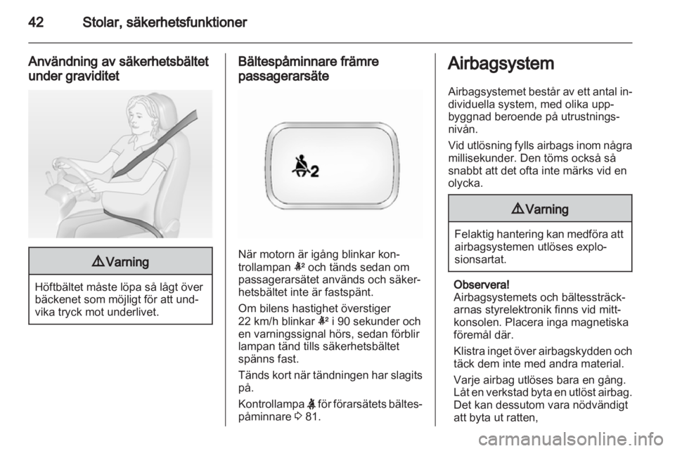 OPEL ANTARA 2012.5  Instruktionsbok 