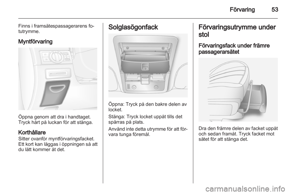 OPEL ANTARA 2012.5  Instruktionsbok 