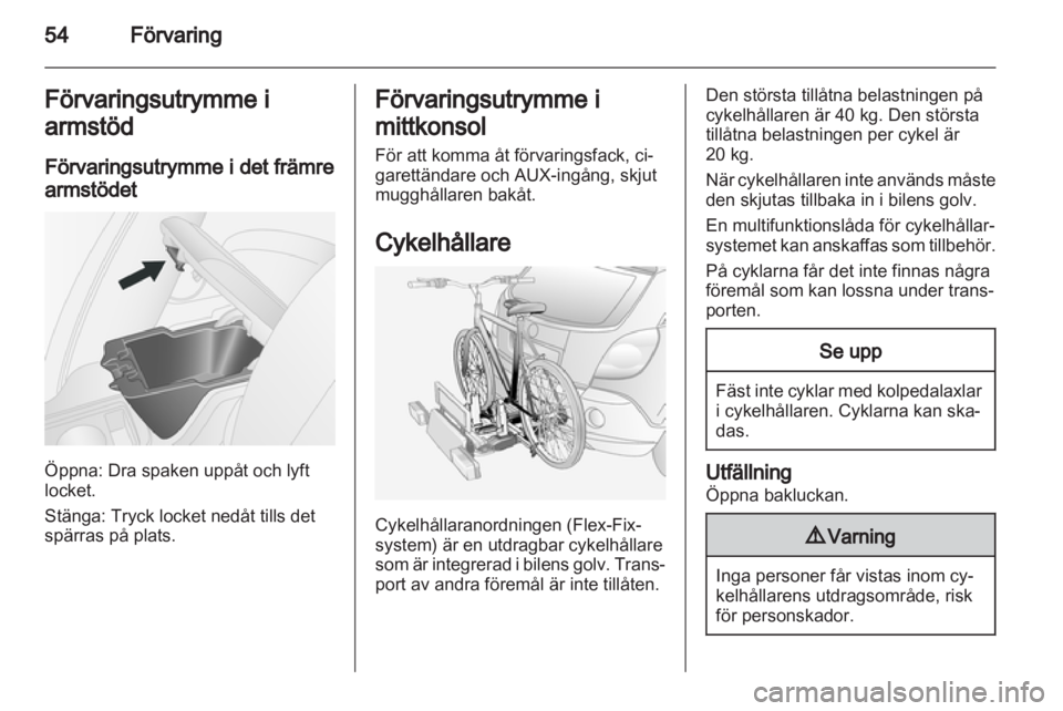 OPEL ANTARA 2012.5  Instruktionsbok 