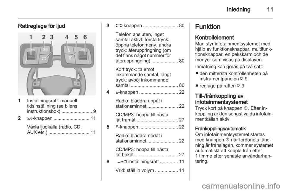 OPEL ANTARA 2013  Handbok för infotainmentsystem 