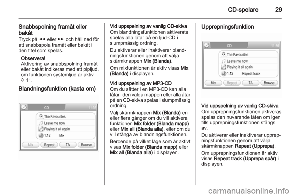 OPEL ANTARA 2013  Handbok för infotainmentsystem 