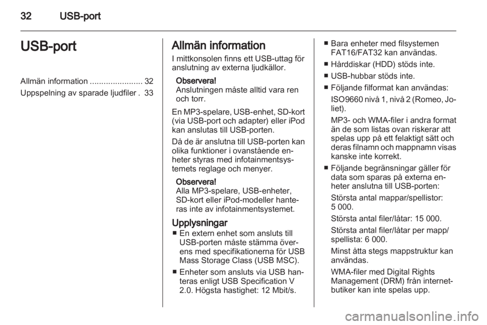 OPEL ANTARA 2013  Handbok för infotainmentsystem 