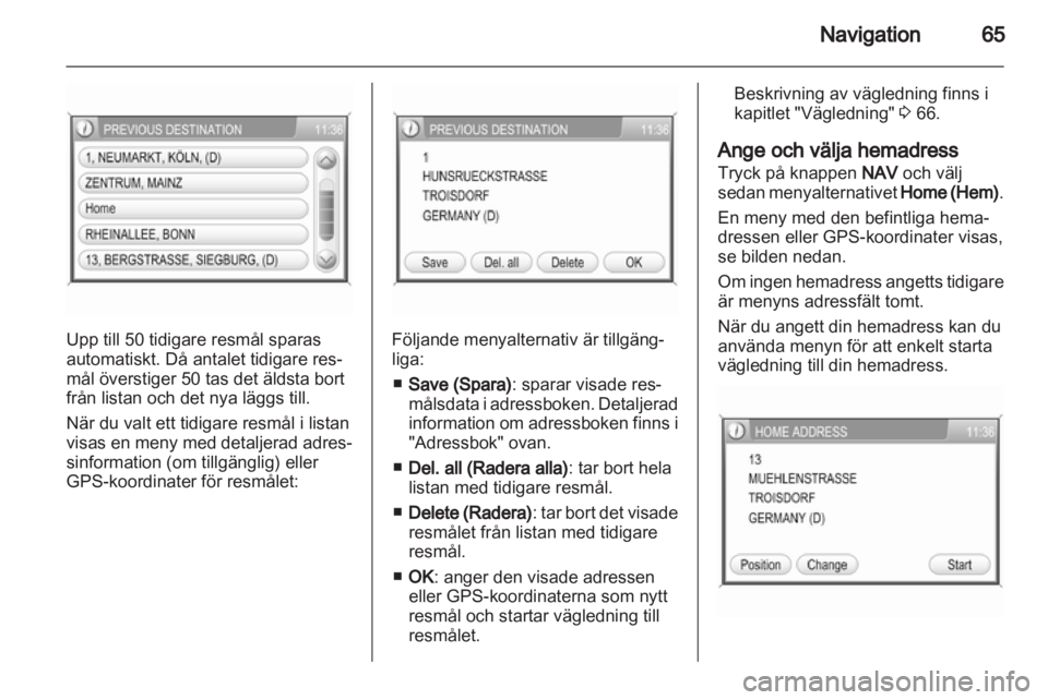 OPEL ANTARA 2013  Handbok för infotainmentsystem 