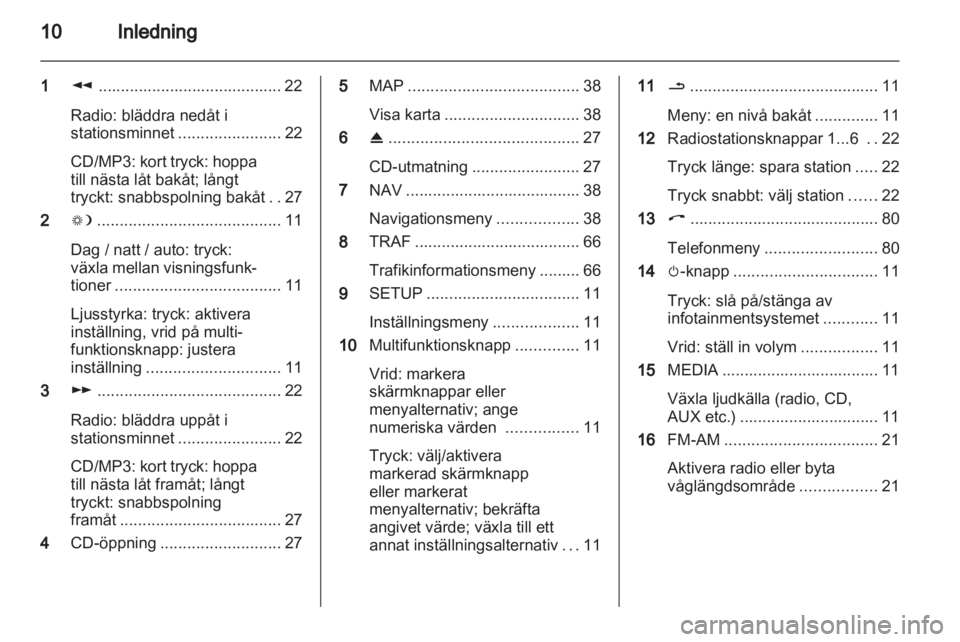 OPEL ANTARA 2013  Handbok för infotainmentsystem 