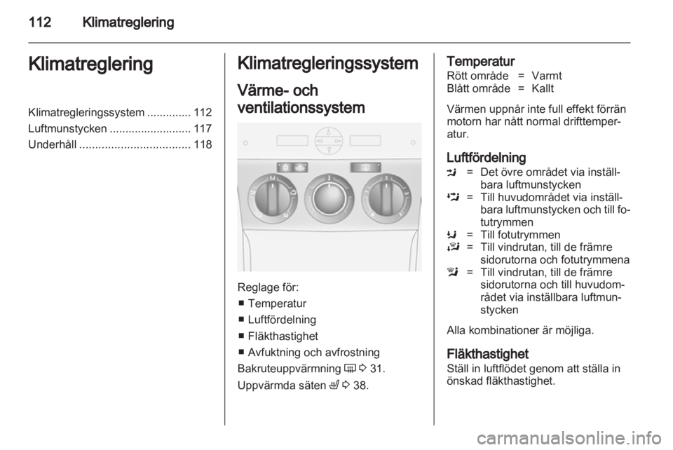 OPEL ANTARA 2013.5  Instruktionsbok 