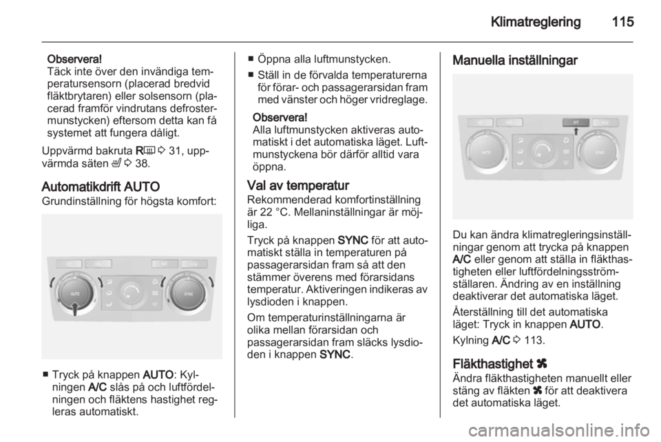 OPEL ANTARA 2013.5  Instruktionsbok 