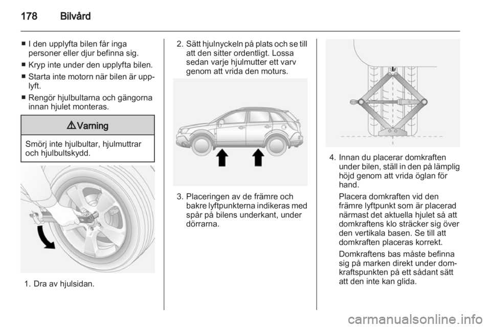 OPEL ANTARA 2013.5  Instruktionsbok 