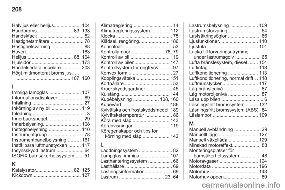 OPEL ANTARA 2013.5  Instruktionsbok 