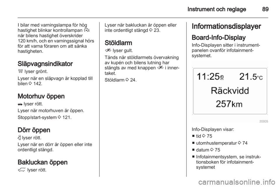 OPEL ANTARA 2013.5  Instruktionsbok 